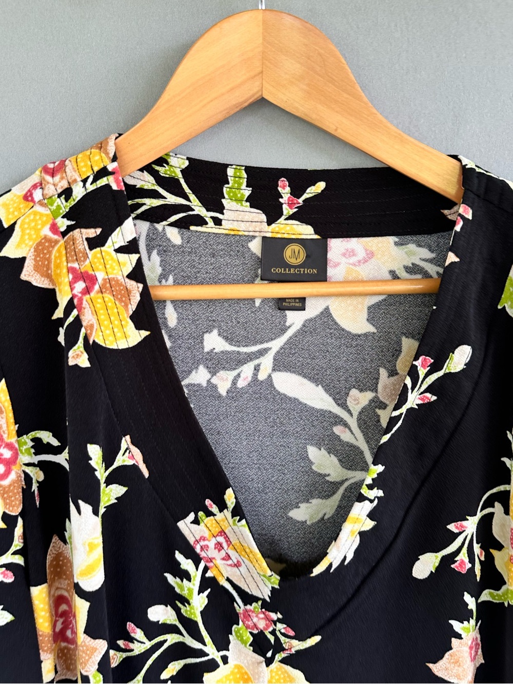 🎉5 for $45🎉 JM Collection top blouse shirt size 1X - Picture 5 of 9